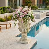 Acanthus Leaf Urn 30 H - Architectural Urns - XoticBrands Home Decor 2