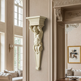 Architectural Brilliance: Masculine Caryatid Bracket - Sculptural Brackets for a Strong and Striking Presence