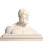 Giga Chad Meme Bust