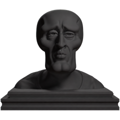 Handsome Squidward Meme Bust