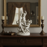 Enchanting Bacchanale Enfant: 25-Inch Classical Sculpture