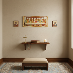 Divine Sculpture: Grande Last Supper - Realistic Large Wall Relief - Sacred Religious Masterpiece