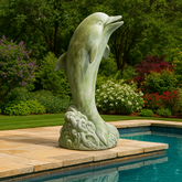 Dolphin Life-Size Garden Animal Statue