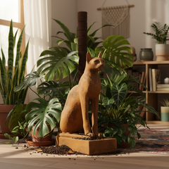 Egyptian Cat Of Bastet Garden Animal Statue