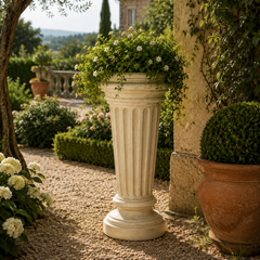 Elevate Your Space with the Buff Pedestal 30: Architectural Large Pedestal for Majestic Displays