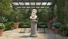 Farnese Hercules Bust Replica 22” | Luxury Garden Sculpture