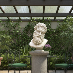 Farnese Hercules Bust Replica 22” | Luxury Garden Sculpture