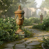 Finial Of San Marino With Lid 32 - Architectural Urns