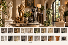 Columned Church Pedestal - Pedestal Sculpture