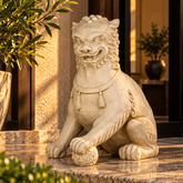 Foo Dog With Left Paw Up-35H - Asian/Eastern Display