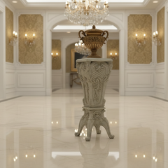 French Pedestal 30 – Durable Fiberstone Handcrafted Display Stand