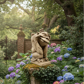 Quirky Charm: Oddball Oscar 19"H - Gargoyles Sculpture, Gargoyles, XoticBrands Home Decor