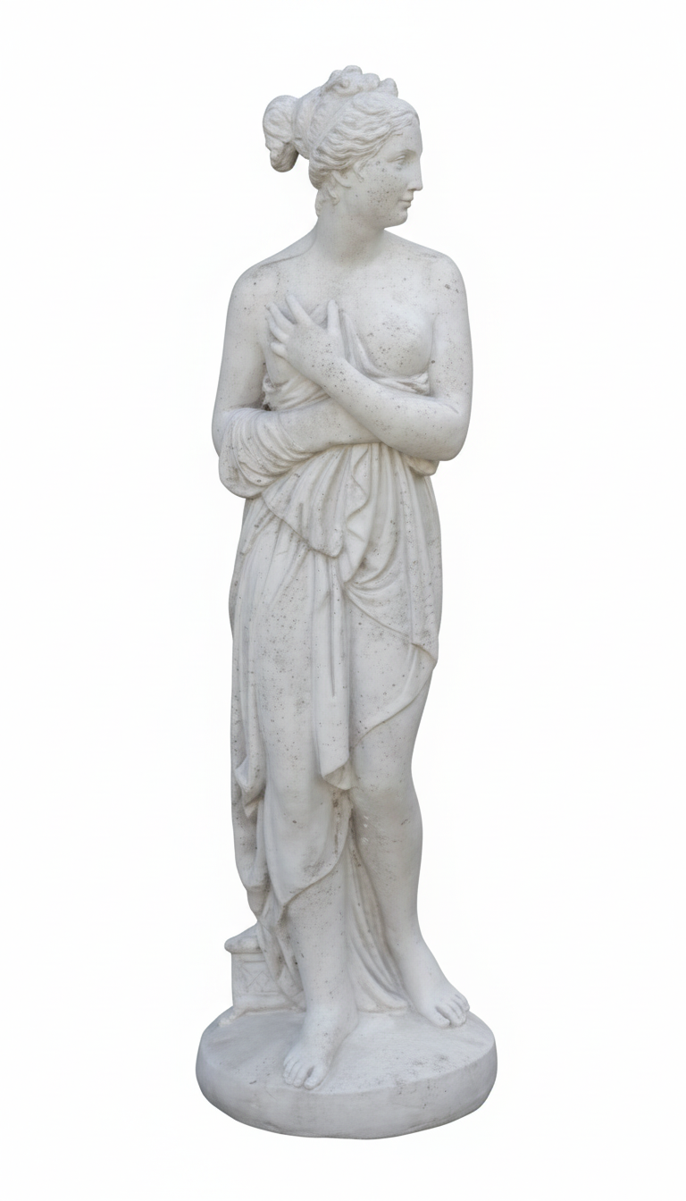 Elegant Modesty: Shy Venus Classical Sculpture, Home Decor, XoticBrands Home Decor