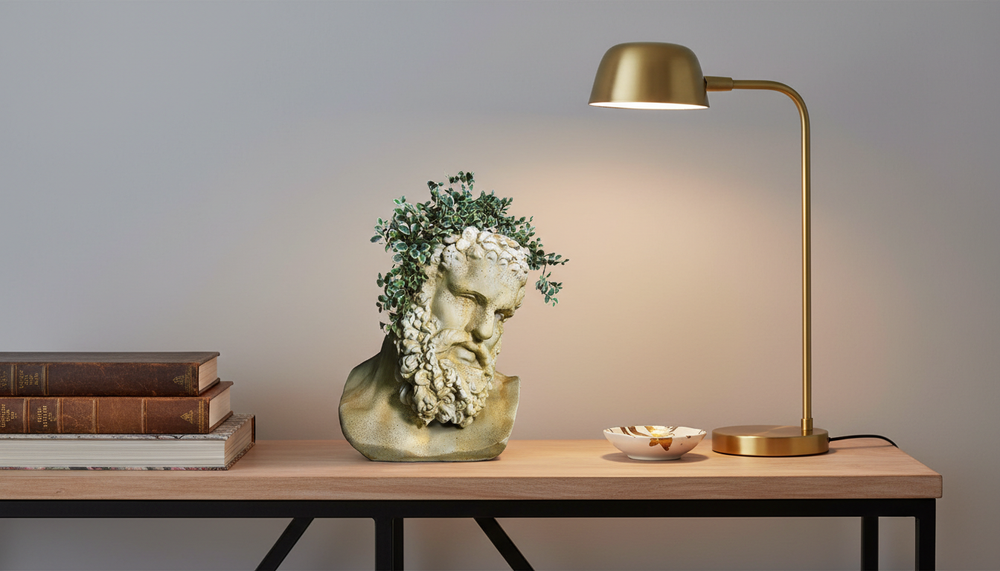 Hercules Bust Planter | Greek & Roman Sculpture by XoticBrands