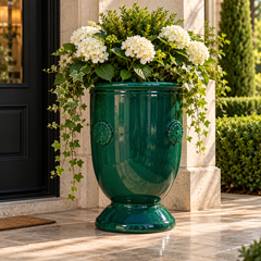 Majestic French Anduze Planter - Large: Planters Sculpture