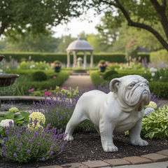 Mighty Bulldog: The Majestic Bulldog Animal Sculpture