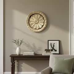 Abbott Medallion (Round 15) - Exquisite Architectural Over Decor Plaques for Timeless Elegance