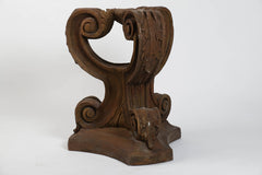 Acanthus Leaf Table Base - Pedestal Sculpture, Architectural, XoticBrands Home Decor