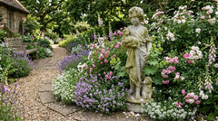 Peaceful Shepherd Boy Garden Accent with Old‑World Charm