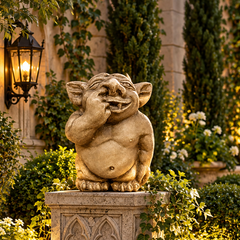 Picc-A-Dilly Nose 15 H Gargoyle Sculpture