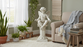 Reading Fairy 20” Angel Sculpture | XoticBrands Home Décor