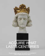 Saint Louis Ix King Of France Bust French Statue - Historical Figures Busts