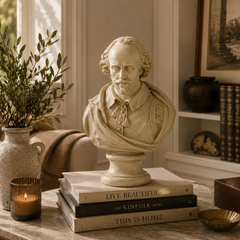 Shakespeare Med 18 H - Writers & Poets Busts