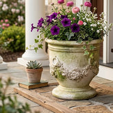 Small Garland & Ring Bowl Planter Sculpture