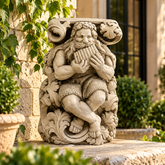 Titan Playing Pan Flute 15 - Greek & Roman Classical Sculpture
