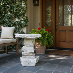 Majestic Rocky Base: Garden Sculpture