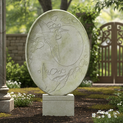 XoticBrands Crane Plate Wall Sculpture Timeless 24Inch Handcrafted Décor
