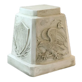 Liberty's Guardian: Statue of Liberty Pedestal Eagle Animal Architectural Sculpture