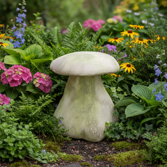 Staddle Stone Mushroom 18 - Pedestal Sculpture
