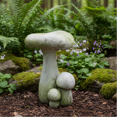 Enchanted Mushroom Wide Garden Display