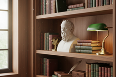 Philosopher's Wisdom: Socrates Chest-Up Bust Sculpture