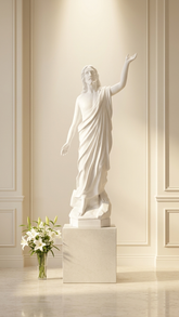 Divine Resurrection Christ Religious Sculpture Statue