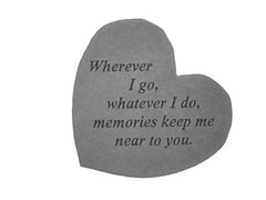 Wherever I Go... Inspirational Garden Stone - XoticBrands Home Decor