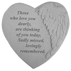Those who love you… Memorial Garden Stone Décor, Memorial & Inspirational, Kayberry, XoticBrands Home Decor