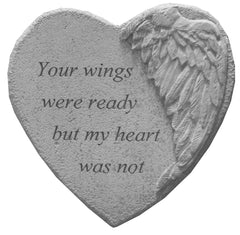 Your wings were… Memorial Garden Stone Décor, Memorial & Inspirational, Kayberry, XoticBrands Home Decor