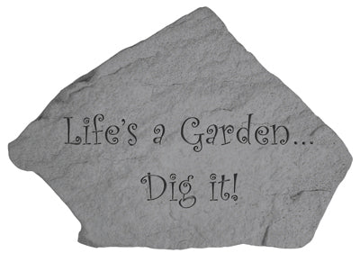 Life’s a Garden… Memorial Garden Stone Décor, Memorial & Inspirational, Kayberry, XoticBrands Home Decor