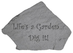 Life’s a Garden… Memorial Garden Stone Décor, Memorial & Inspirational, Kayberry, XoticBrands Home Decor