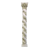 96" H Twisted Rose Pedestal - Architectural Large Pedestals - XoticBrands Home Decor