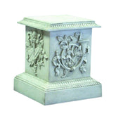 Decorative Horn Pedestal 23 - Architectural Med. Pedestal 19-29"H - XoticBrands Home Decor