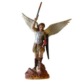 St. Michael W/Sword Fire 38 - Religious Saints - XoticBrands Home Decor