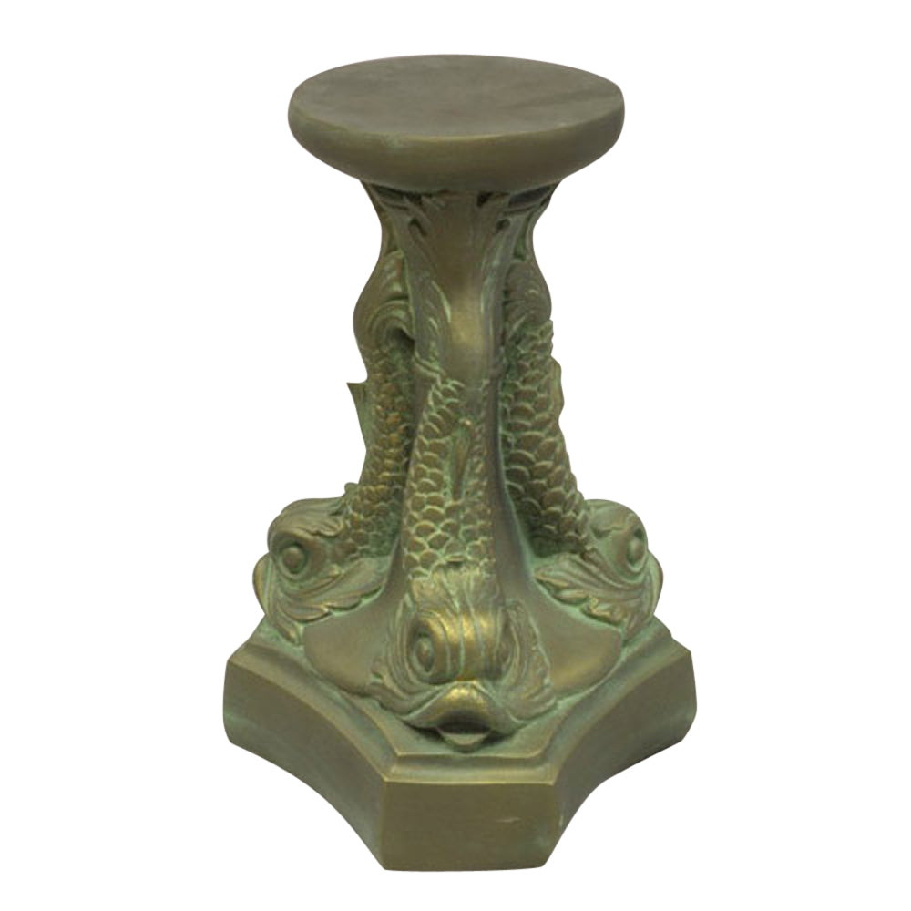 Dolphin Pedestal 16 - Pedestal Sculpture - XoticBrands Home Decor