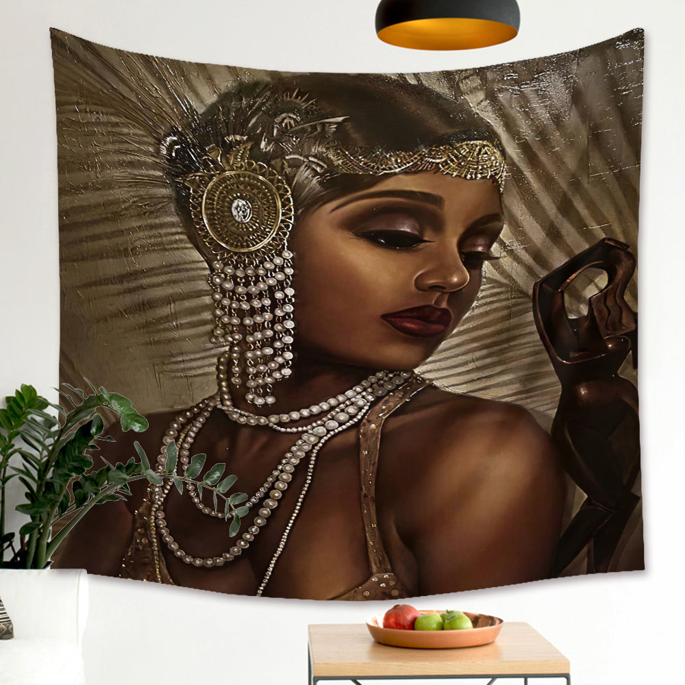 Oshun Goddess Tapestry Decor Hanging 51 x 24 Inches - XoticBrands Home Decor