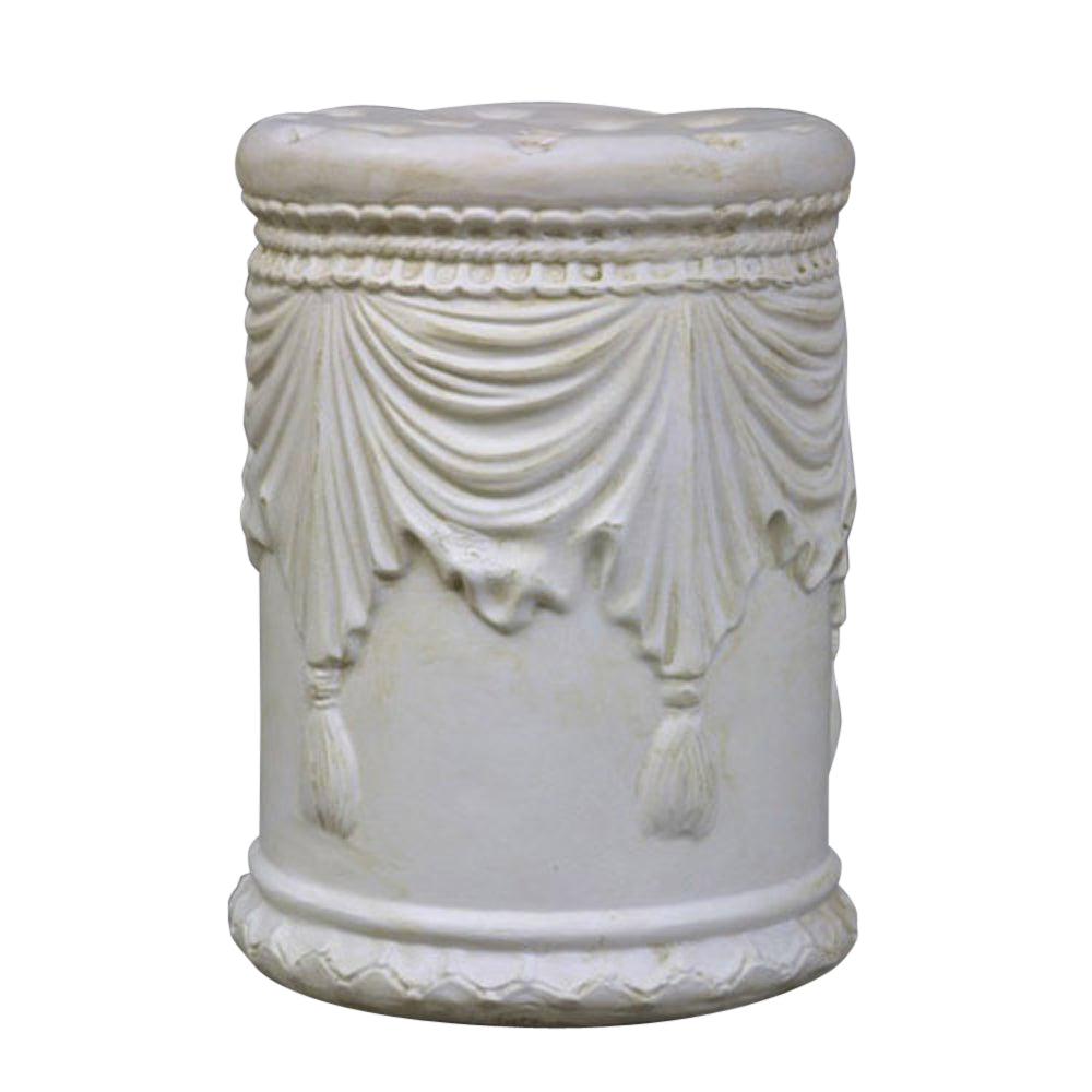 Garden Seat 19 H - Pedestal Sculpture - XoticBrands Home Decor