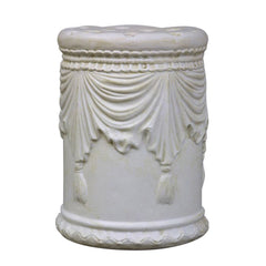 Garden Seat 19 H - Pedestal Sculpture - XoticBrands Home Decor