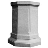 Eight Sided Pedestal 30 - Pedestal Sculpture - XoticBrands Home Decor