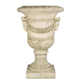 Ram And Garland Urn 31 - Architectural Urns - XoticBrands Home Decor
